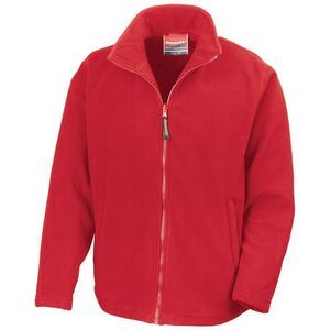 Result Mens Horizon Micro High Density Compact Fleece Jacket / Red